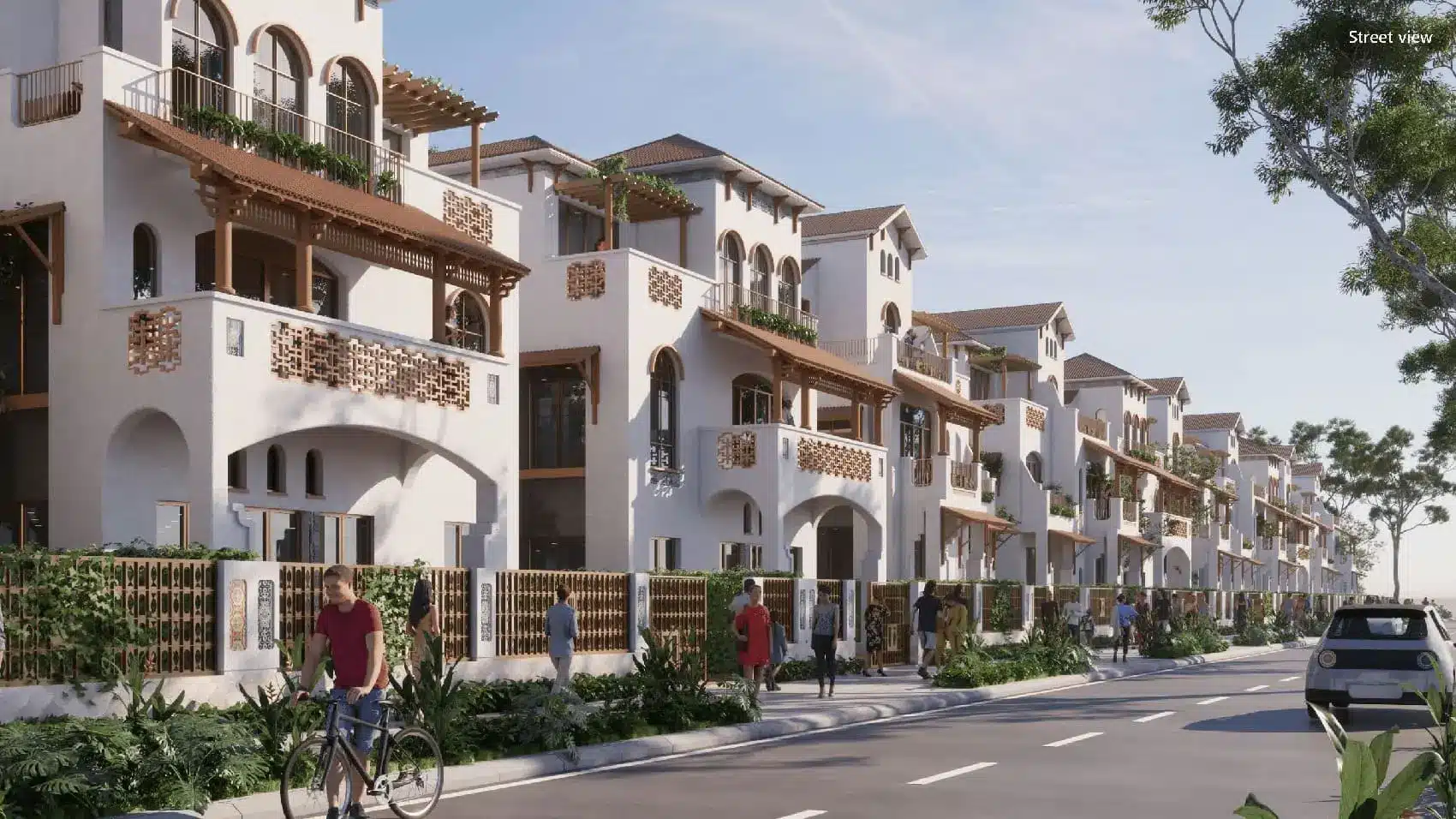 Khu biệt thự sang trọng tại Blanca City, lấy cảm hứng từ cánh buồm Pháp và Bồ Đào Nha.